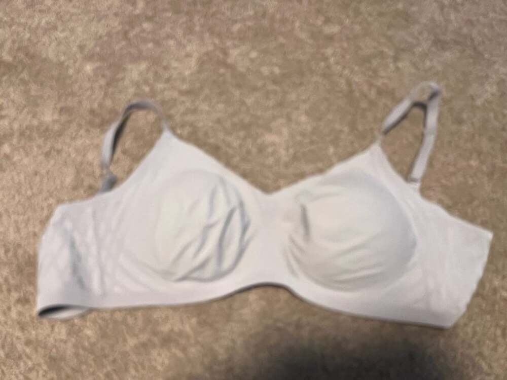 Honeylove Crossover Bra Size XL 38D/DD(E) Grey Wireless